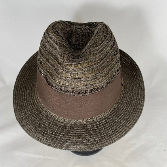 Scala Classic Fedora Pinch Front Hat 100% SISAL - Picture 3 of 13